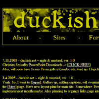 duckish.net ~ night & mustard